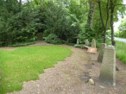 Anlæg med gamle grænsesten i Heidmoor (2)